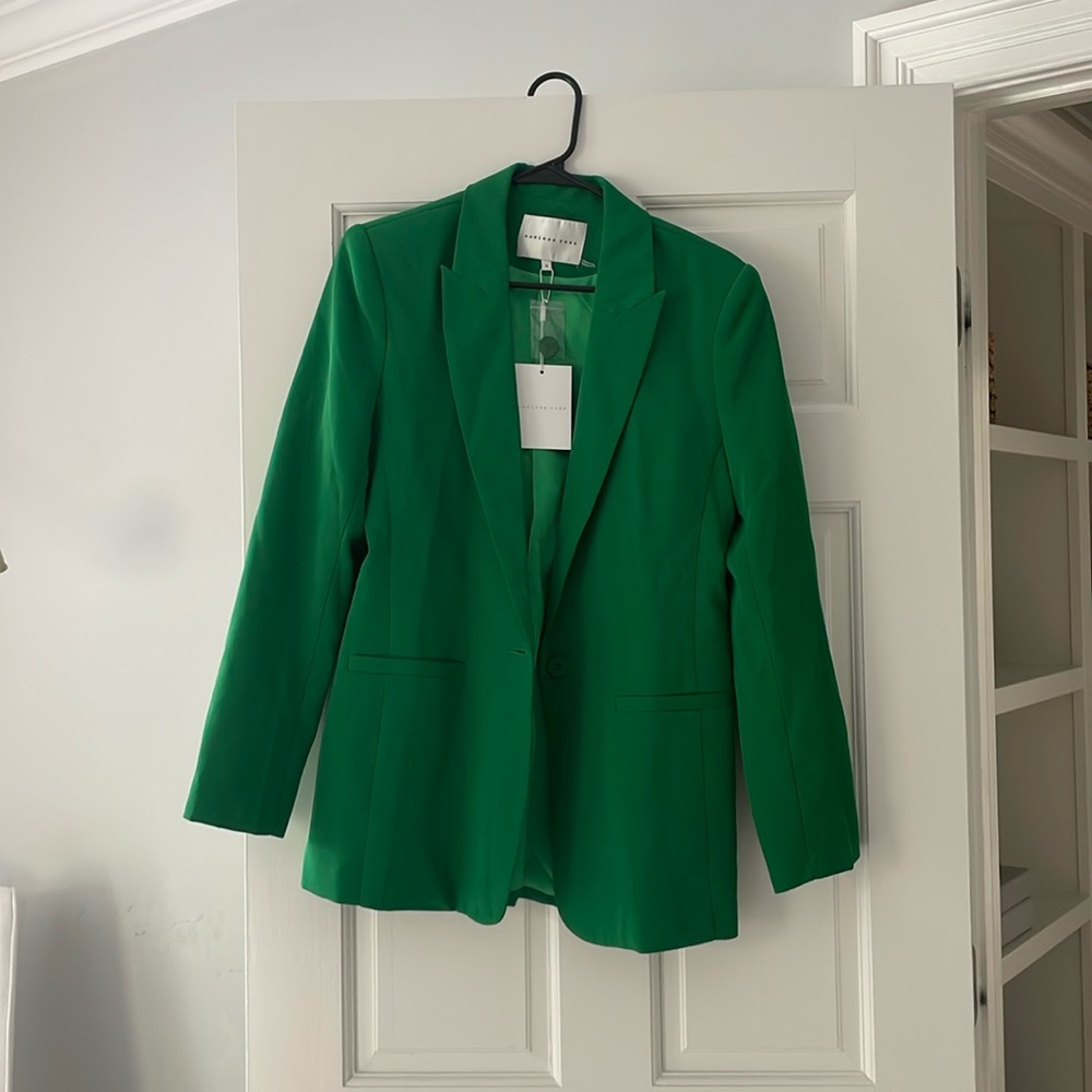 Kelly green blazer NWT